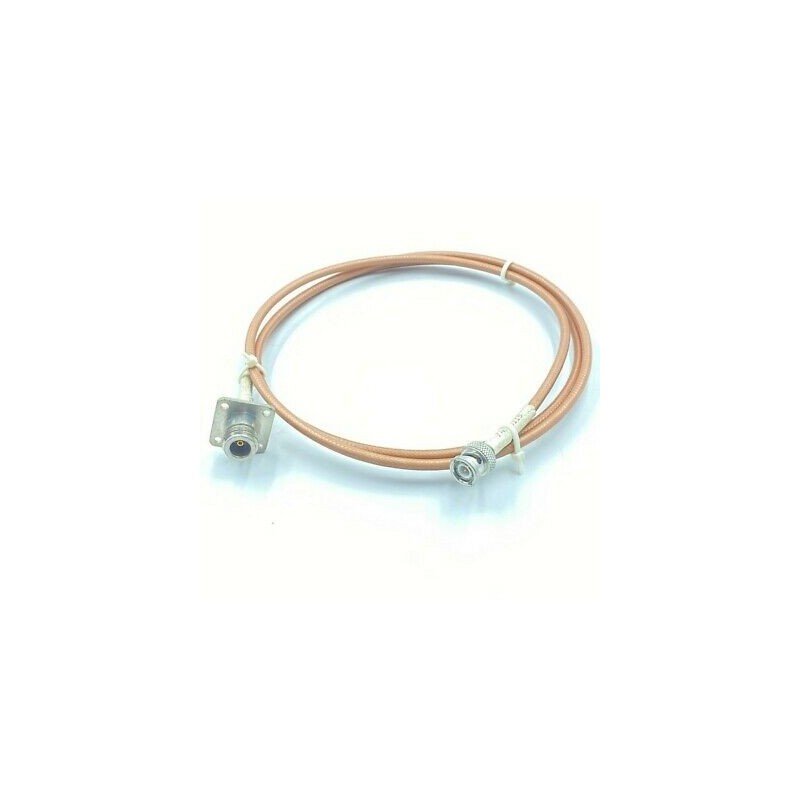 N TYPE PANEL - BNC MALE RG-142 JUMPER RF CABLE SUHNER 1.5METER