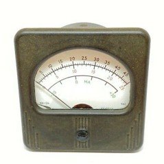 3 SCALE AMMETER MILITARY...