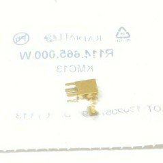 R114665000W RADIALL SMB RF CONNECTOR R/A JACK RECEPTACLE FOR PCB