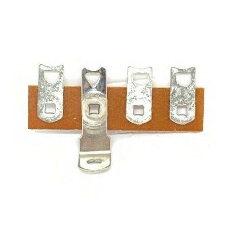 TERMINAL STRIP CONNECTOR BAKELLITE 4 LUG NOS FOR TUBE AMPLIFIERS 4cm