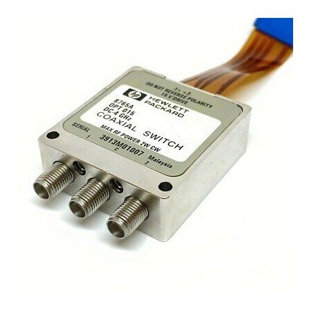8765A HP COAXIAL SWITCH SMA 15V DC-4GHZ OPT 015