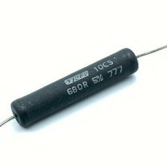 680R 680OHM 10W 10CS 5% RESISTOR WIREWOUND ATES