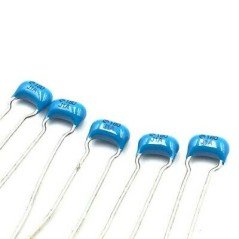 18PF 100V RADIAL CERAMIC DISC CAPACITOR MURATA QTY:5