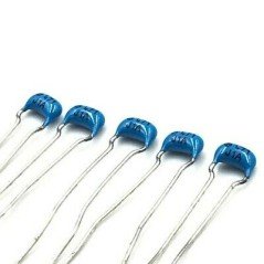 0.47NF 470PF 100V RADIAL CERAMIC DISC CAPACITOR MURATA QTY:5