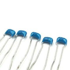 0.27NF 270PF 100V RADIAL CERAMIC DISC CAPACITOR MURATA QTY:5