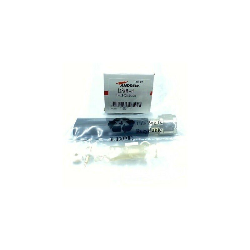 L1PNM-H Andrew Coaxial Connector N type (m) For 1/4" Cable