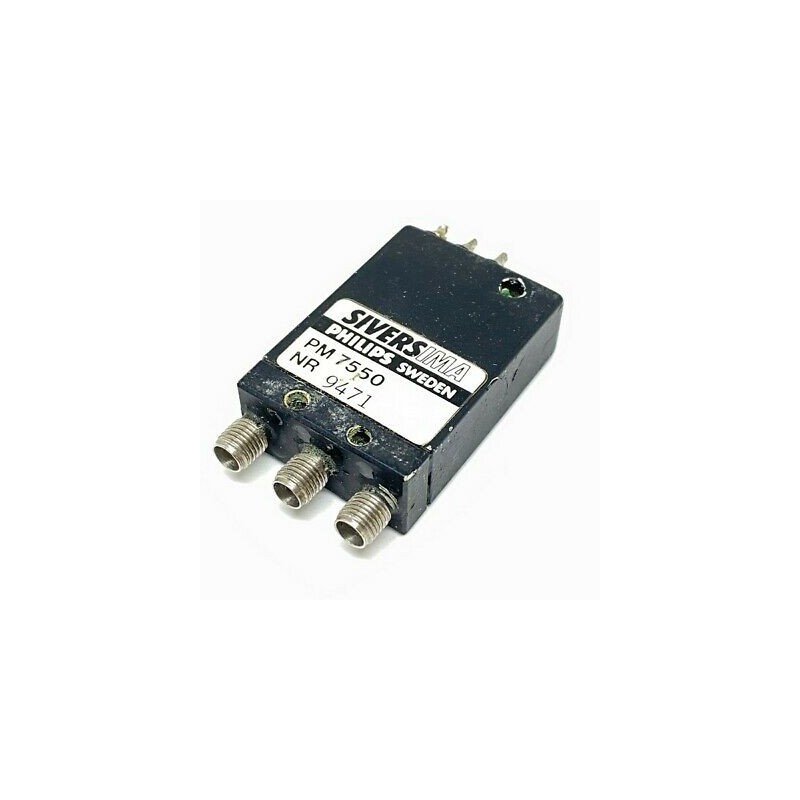 SPDT LATCHING 28V DC-18GHZ 15ms Coaxial Switch PM7550 Sivers
