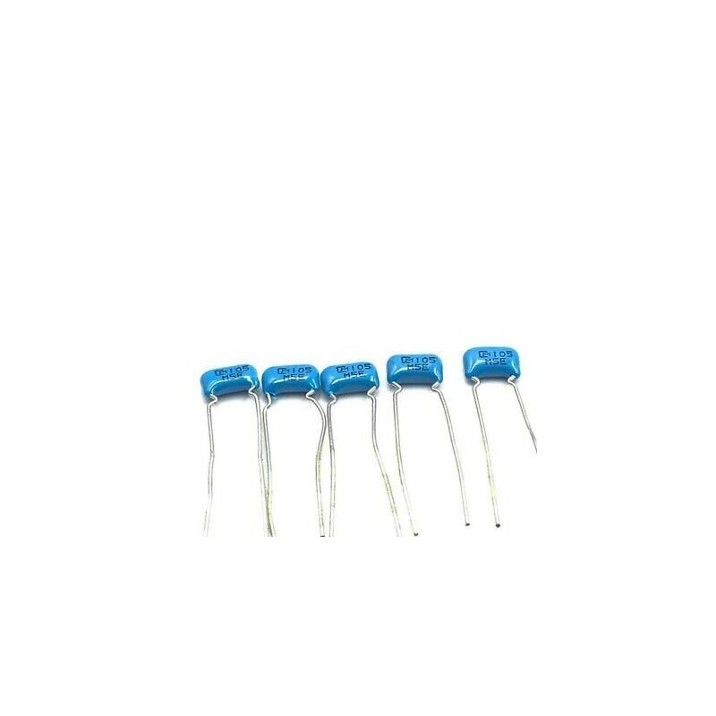 1UF 1000NF 100V RADIAL CERAMIC DISC CAPACITOR MURATA QTY:5
