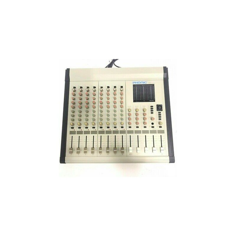 PHONIC PMC-802A 8 CHANNEL AUDIO MIXING MIXER CONSOLE