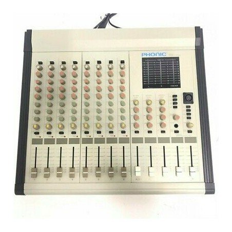PHONIC PMC-802A 8 CHANNEL AUDIO MIXING MIXER CONSOLE