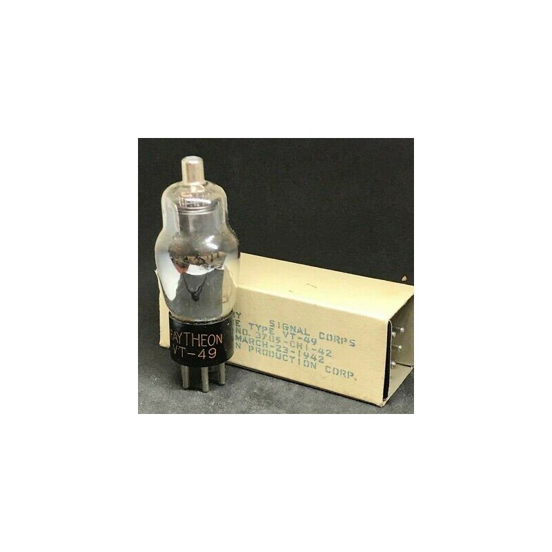 VT49 ELECTRON VACUUM TUBE VALVE RAYTHEON
