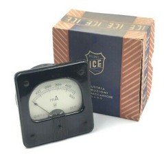 0-500MA DC AMMETER AMPERE METER ICE 7.6X7.6X4.5CM
