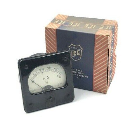 0-500MA DC AMMETER AMPERE METER ICE 7.6X7.6X4.5CM