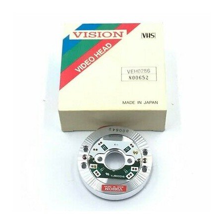VISION VHS VCR VIDEO RECORDER HEAD REPLACEMENT VEH0286