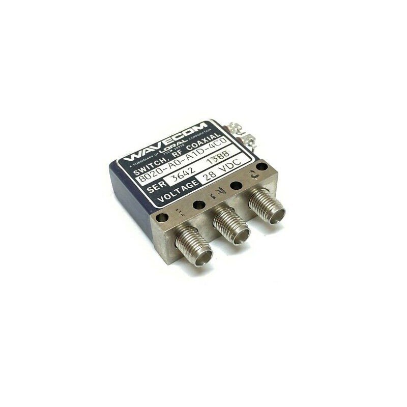 8020-A0-A1D-4C0 LORAL SPDT SMA Coaxial Switch 28V