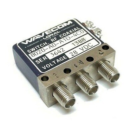 8020-A0-A1D-4C0 LORAL SPDT SMA Coaxial Switch 28V