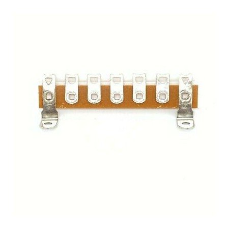 STRIP CONNECTOR BAKELLITE 7 LUG NOS FOR TUBE AMPLIFIERS 7cm