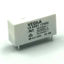 12VDC 12V 1P-N/O RELAY 8A/250VAC LBGH01-12VDC