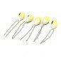 400nF 0.4uF 40V RADIAL DIP TANTALUM CAPACITOR KEMET  QTY:5