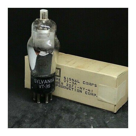 VT36 ELECTRON VACUUM TUBE VALVE SYLVANIA