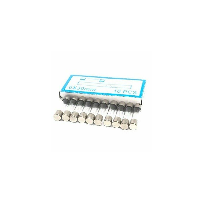 8A Quick Blow Fast Acting Glass Fuse 6x30mm QTY:10