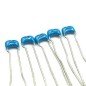 0.18NF 180PF 100V RADIAL CERAMIC DISC CAPACITOR MURATA QTY:5
