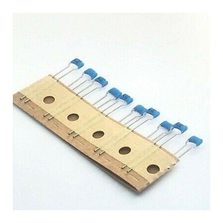 2.2NF 2200PF 100V RADIAL CERAMIC CAPACITOR MURATA QTY:10