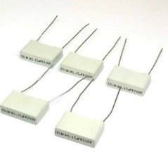0.15UF 150NF 250V RADIAL FILM CAPACITOR MS ICEL QTY:5