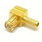 R113183000 RADIALL MCX / RIGHT ANGLE CONNECTOR  2.6/50D CABLE