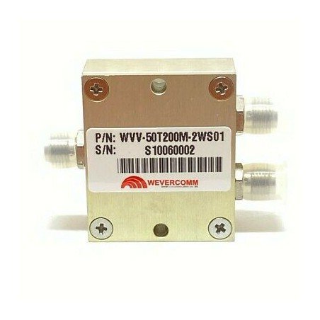 50-200MHZ SMA 2 WAY POWER DIVIDER WVV-50T200M-2WS01 WAVECOMM