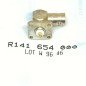 R141654000 RADIALL BNC / RIGHT ANGLE JACK RECEPTACLE SQUARE FLANGE WITH SOLDER P