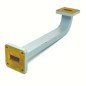 WR62 WR-62 WAVEGUIDE TRANSITION STRAIGHT 90 DEGREE