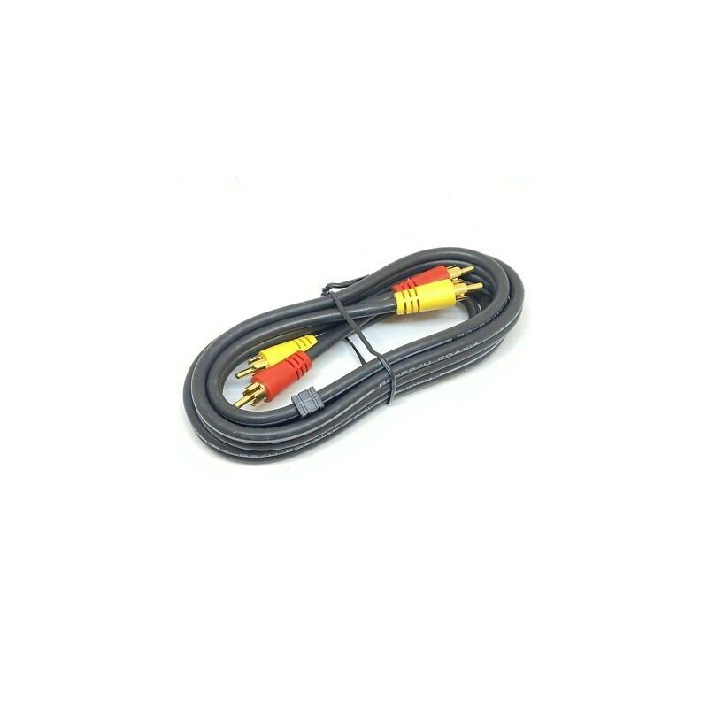 RCA - RCA AUDIO CABLE GOLD PIN 2-2 RCA MALE PLUGS RG-59/U 1.5METER