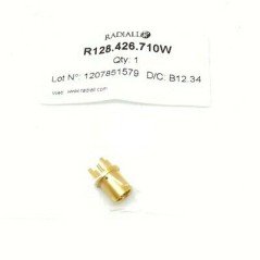R128426710W RADIALL BMA COAXIAL CONNECTOR 0-22GHZ 50OHM