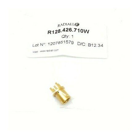 R128426710W RADIALL BMA COAXIAL CONNECTOR 0-22GHZ 50OHM