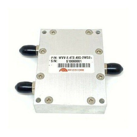 2.4-2.48GHZ 2WAY SMA POWER SPLITTER COMBINER WVV-2.4T2.48G-2WS WEVERCOMM