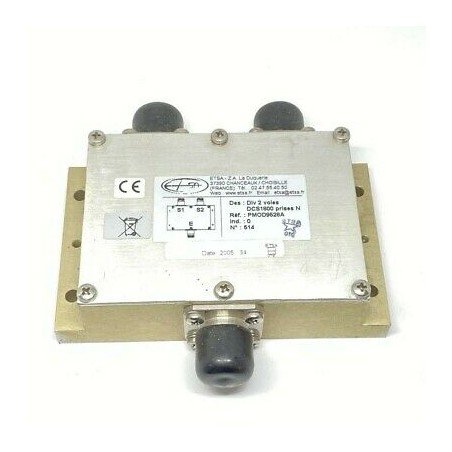 PMOD9528A ETSA DCS 1800MHZ N TYPE 2 WAY POWER DIVIDER / COMBINER