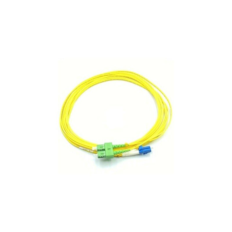 SC-APC LC-PC DUPLEX PATCH CORD FIBER OPTIC CABLE L:8M