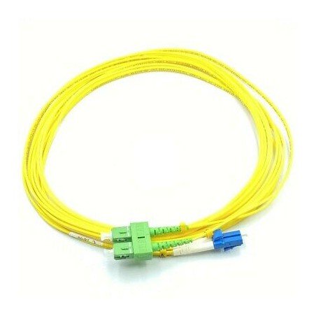 SC-APC LC-PC DUPLEX PATCH CORD FIBER OPTIC CABLE L:8M