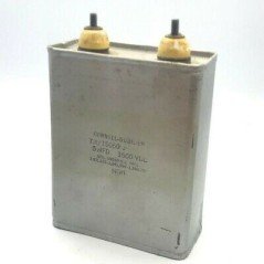 5UF 1500V 1.5KV PAPER IN OIL CAPACITOR CORNELL DUBILIER