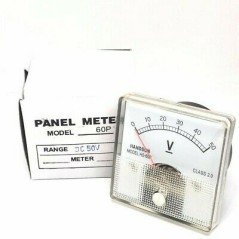 0-50V DC ANALOG  PANEL METER VOLTMETER HS-60P HANDSUN