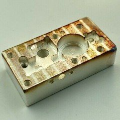 PROJECT BOX SILVER PLATED FOR RF AND MICROWAVE AMPLIFIERS OSCILLATORS 60X30X15MM