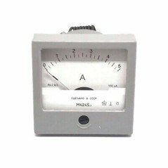 0-5A DC ANALOG PANEL METER AMMETER M4245 60X60mm