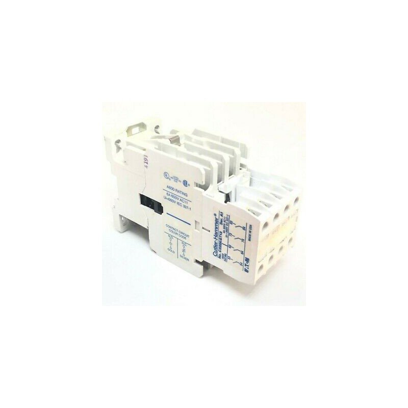 CUTLER HAMMER D15CR40 WITH C320KGT13 AUXILIARY SWITCH