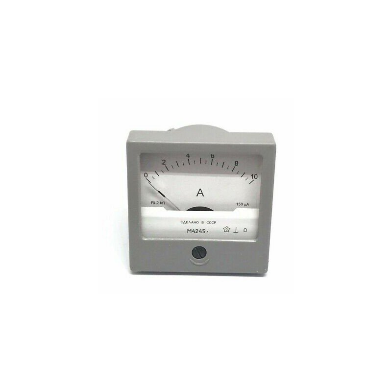 0-10A DC ANALOG PANEL METER AMMETER M4245 60X60mm