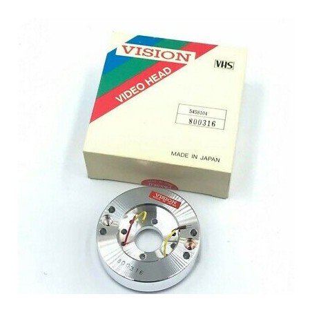 VISION VHS VCR VIDEO RECORDER HEAD REPLACEMENT 5458104