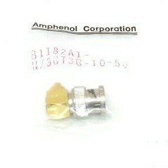 B1182A1-NT3G-10-50 AMPHENOL RF CONNECTOR BNC RIGHT ANGLE