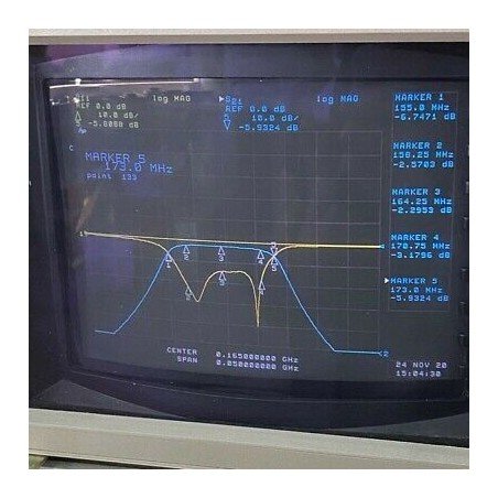 TBP165-16.5-6EF1 TELONIC N Type 165Mhz 160-170Mhz Band Pass Filter