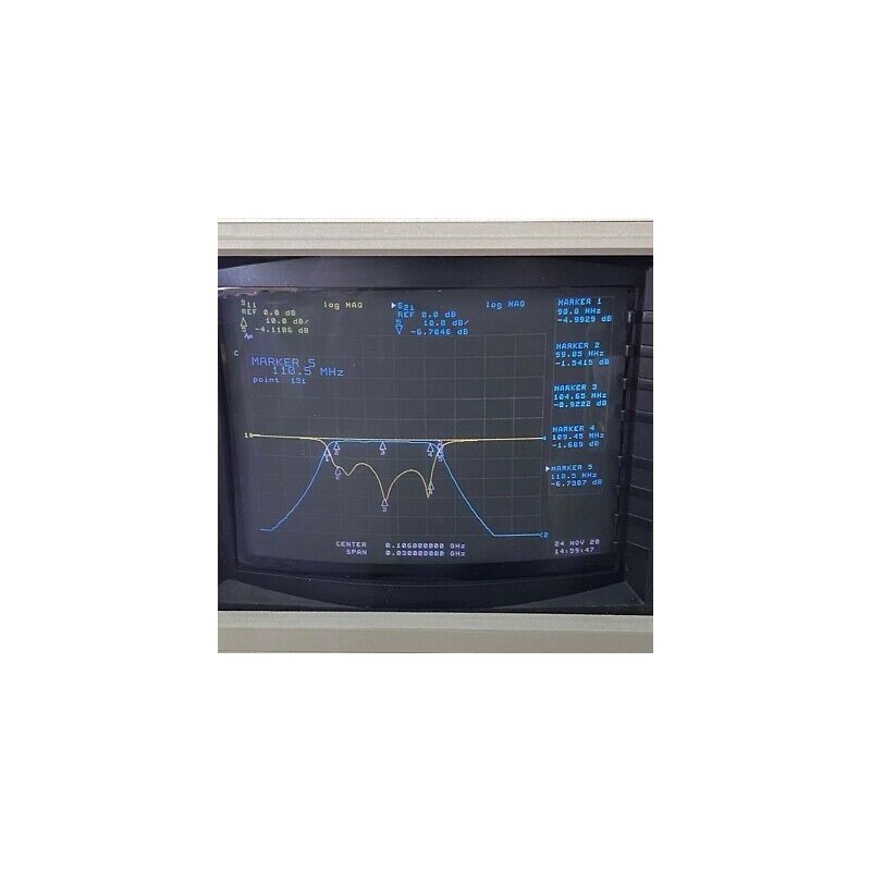 TBC106-10.6-6EF1 TELONIC N Type 106Mhz 100-109Mhz Band Pass Filter