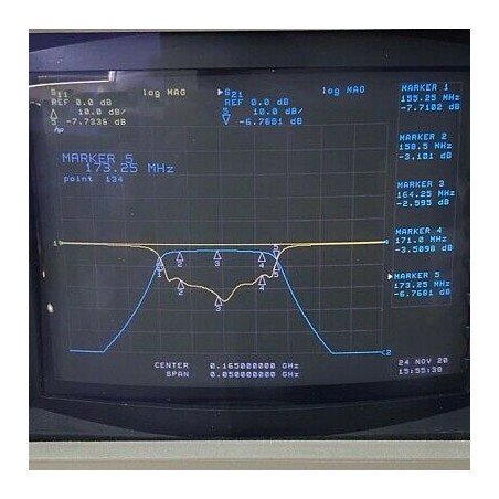 TBP165-16.5-6EF1 TELONIC N Type 165Mhz 158-171Mhz Band Pass Filter